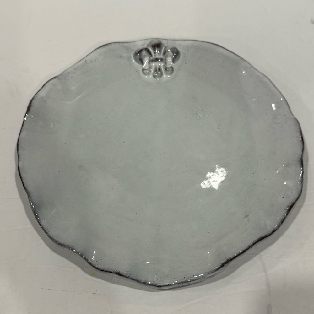 Abigails Fleur de Lis Plate